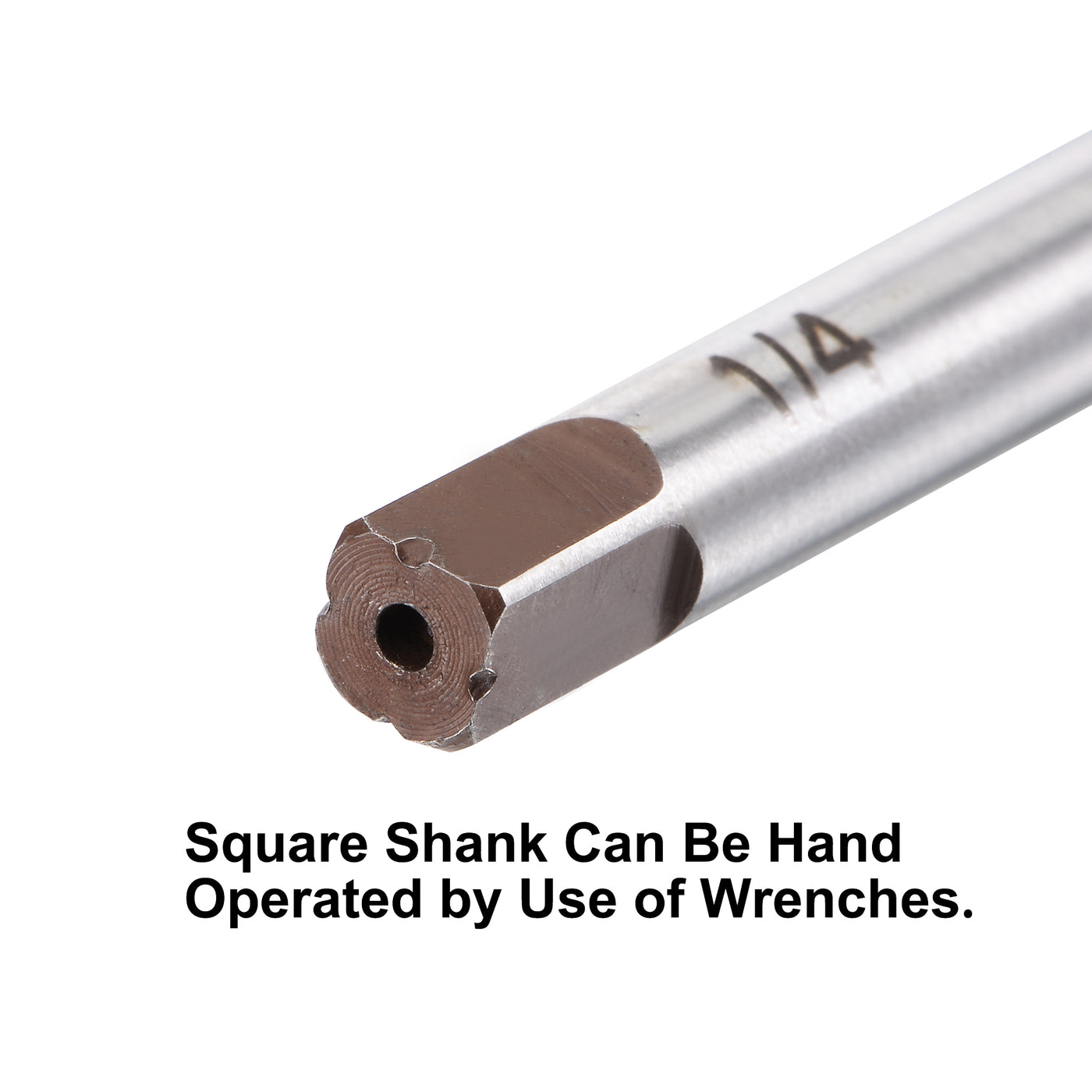 Harfington Hand Reamer H8 Alloy Tool Steel Flutes Straight Shank Cutter Tool