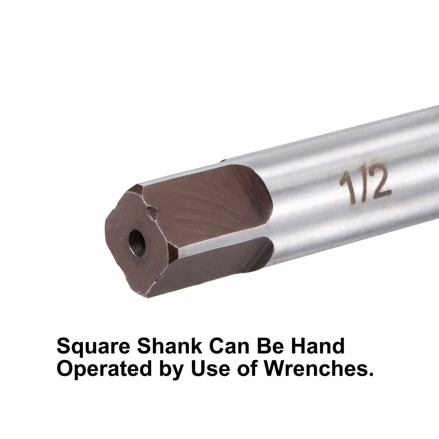 Harfington Hand Reamer H8 Alloy Tool Steel Flutes Straight Shank Cutter Tool