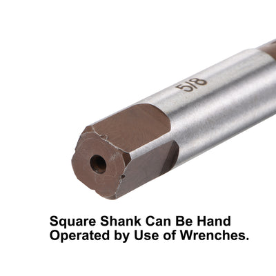 Harfington Hand Reamer H8 Alloy Tool Steel Flutes Straight Shank Cutter Tool