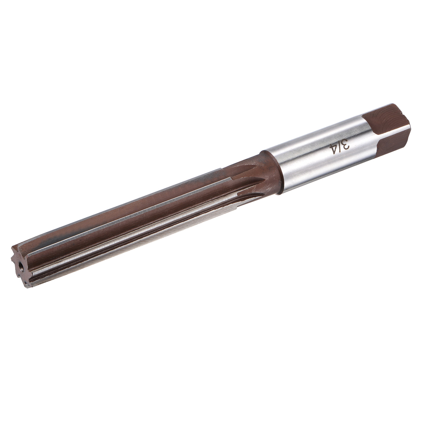 Harfington 3/4" Hand Reamer H8 Alloy Tool Steel 8 Flutes Straight Shank Cutter 2pcs