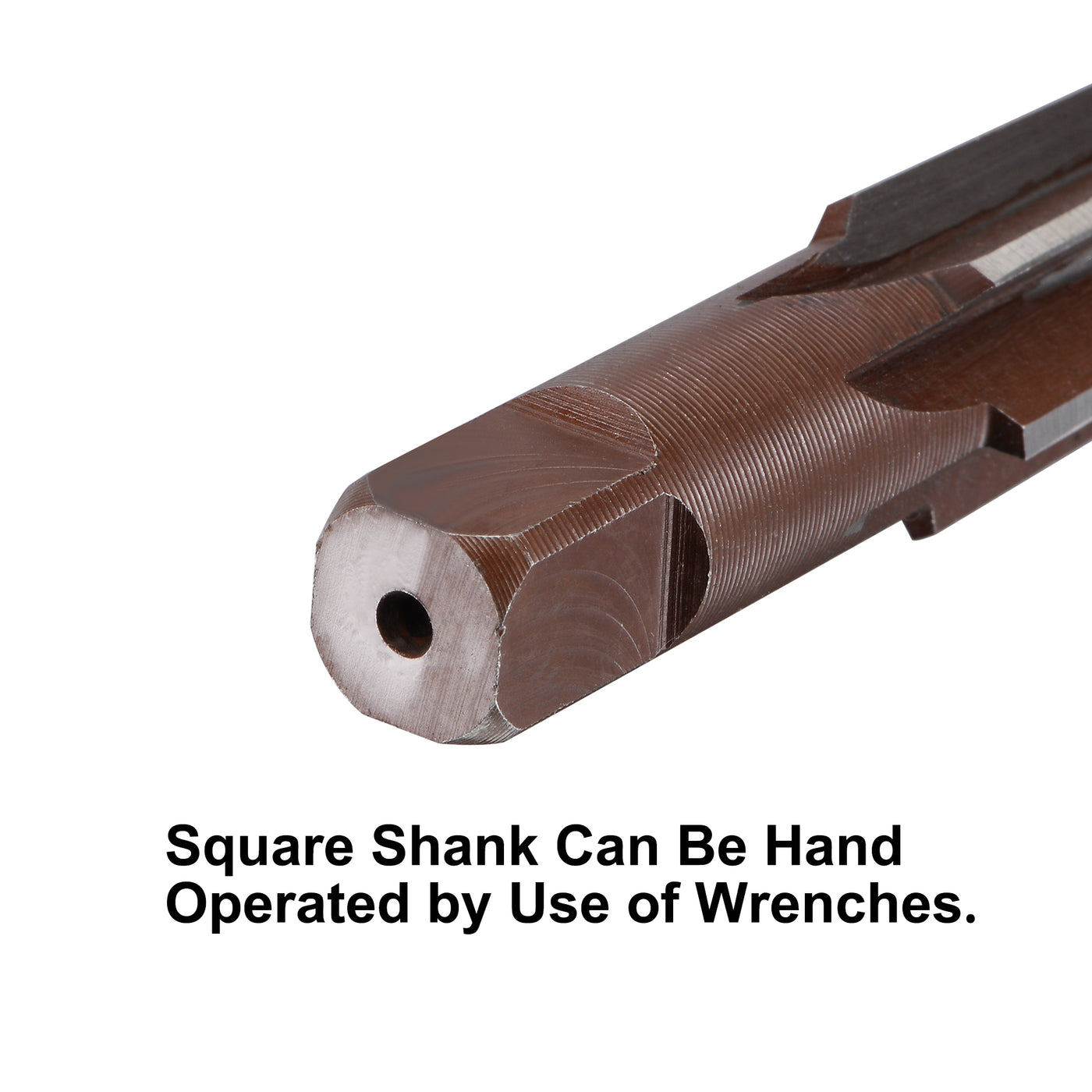 Harfington MT2 Morse Taper Reamer H8 Alloy Tool Steel 6 Flute Straight Shank Finish Cutter