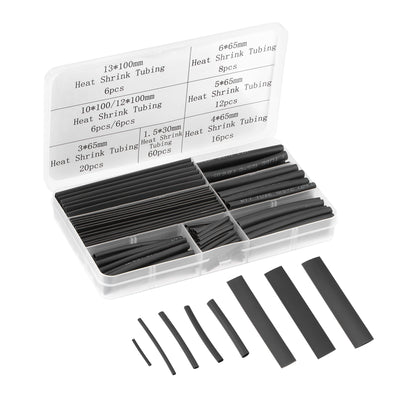 Harfington 140pcs 2:1 Heat Shrink Tubing Kit, Heat Shrink Tubes Wire Wrap 8 Sizes