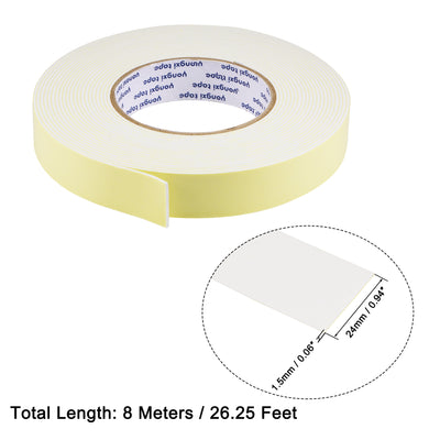 Harfington EVA Sealing Foam Tapes Self Adhesive Weather Strip for Window Door Insulation
