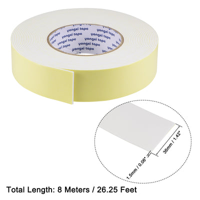 Harfington EVA Sealing Foam Tapes Self Adhesive Weather Strip for Window Door Insulation