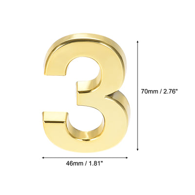 Harfington Self Adhesive House Numbers ABS Plastic Number for House Mailbox