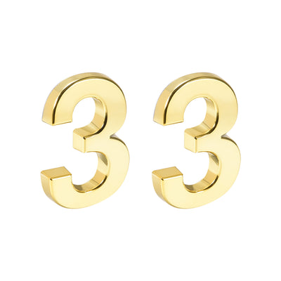 Harfington Self Adhesive House Numbers ABS Plastic Number for House Mailbox