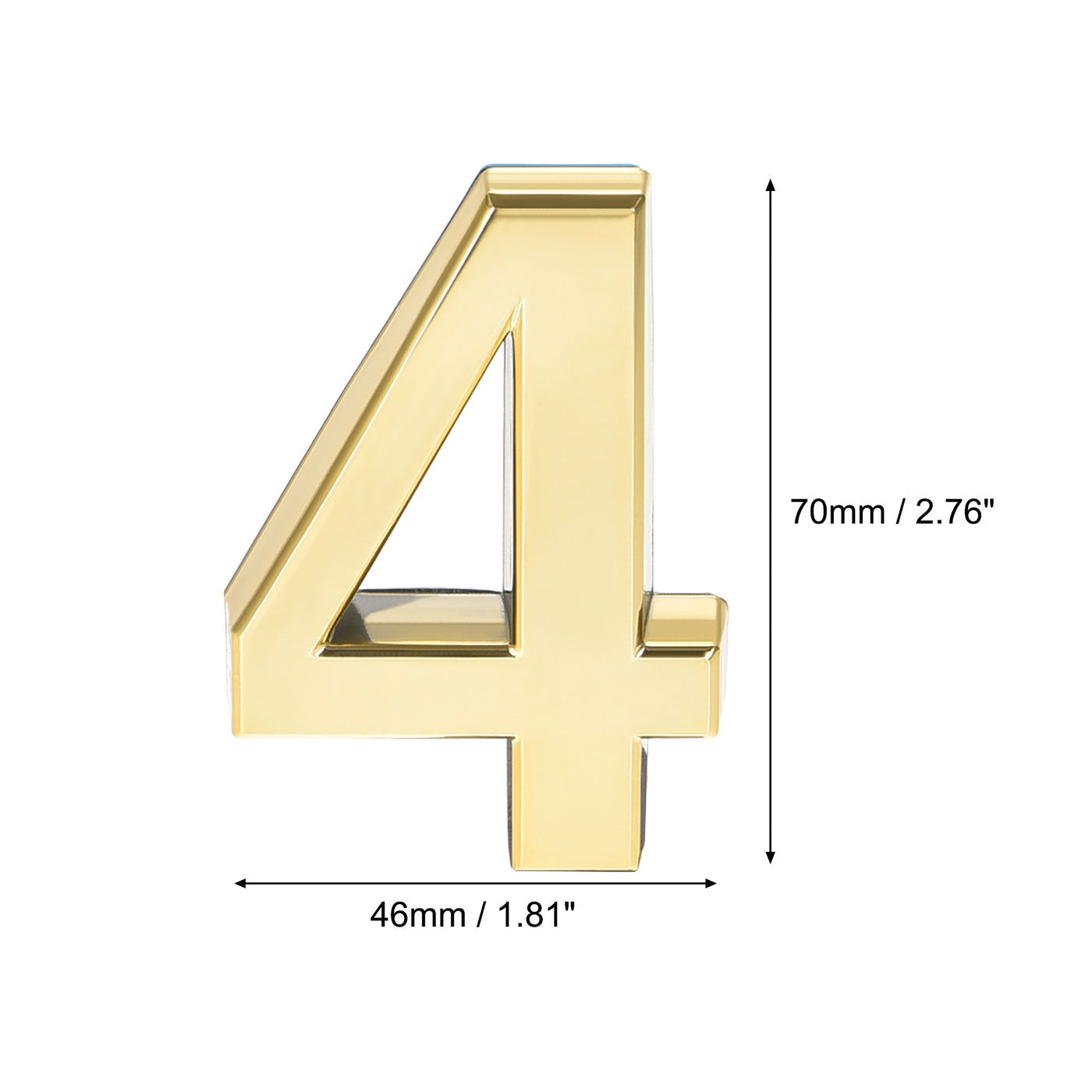 Harfington Self Adhesive House Numbers ABS Plastic Number for House Mailbox