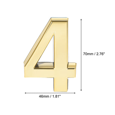 Harfington Self Adhesive House Numbers ABS Plastic Number for House Mailbox