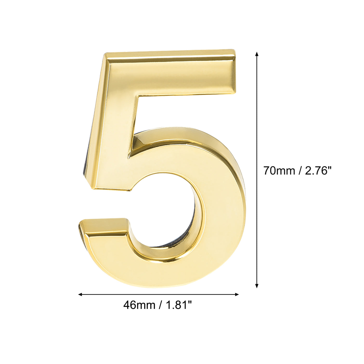 Harfington Self Adhesive House Numbers ABS Plastic Number for House Mailbox