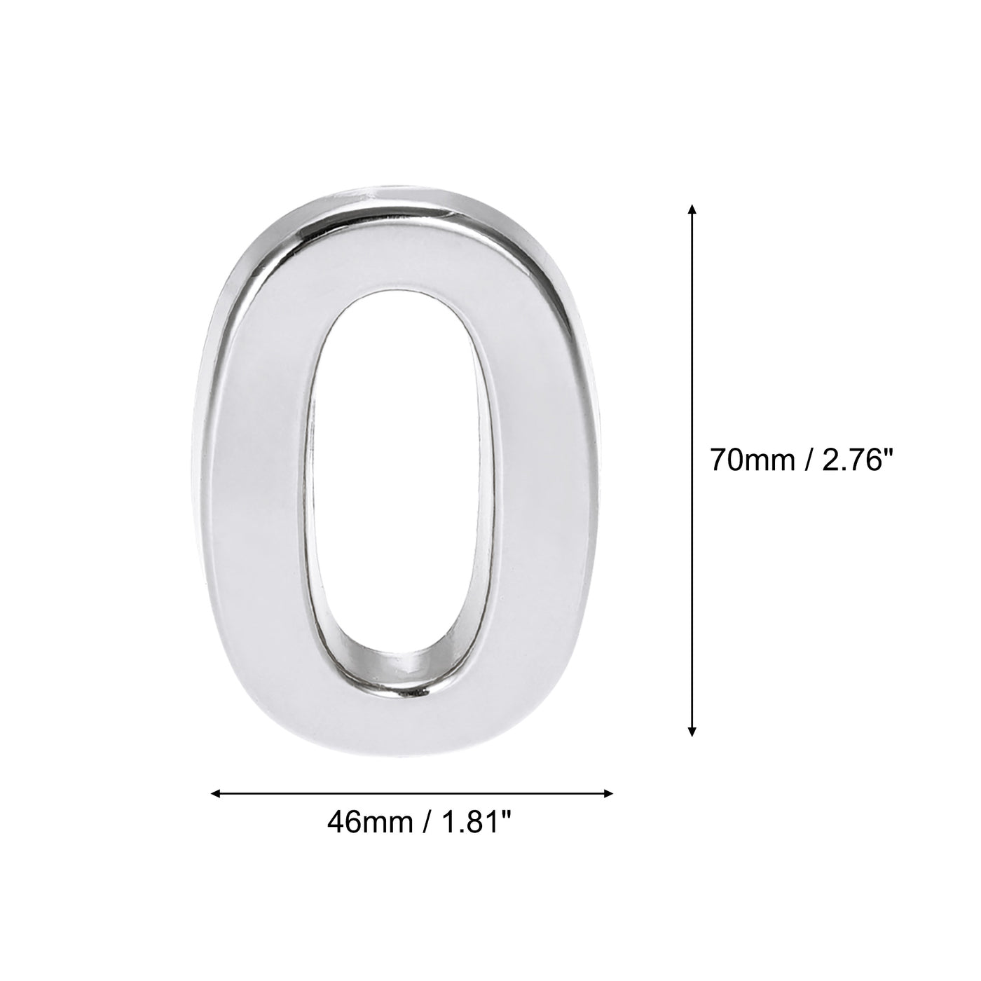 Harfington Self Adhesive House Numbers, ABS Plastic Number for House Mailbox