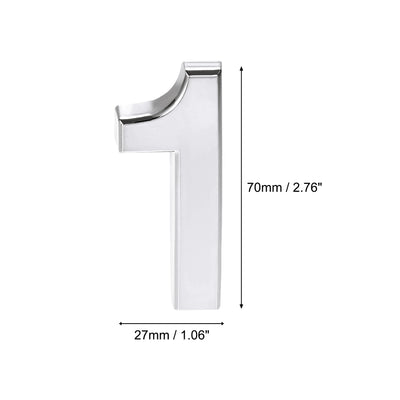 Harfington Self Adhesive House Numbers, ABS Plastic Number for House Mailbox