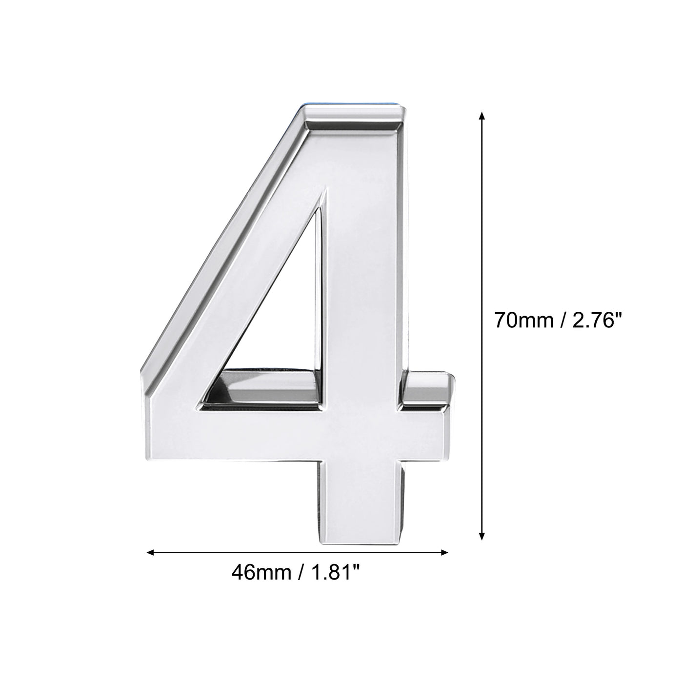 Harfington Self Adhesive House Numbers, ABS Plastic Number for House Mailbox