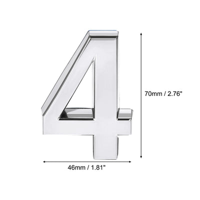 Harfington Self Adhesive House Numbers, ABS Plastic Number for House Mailbox