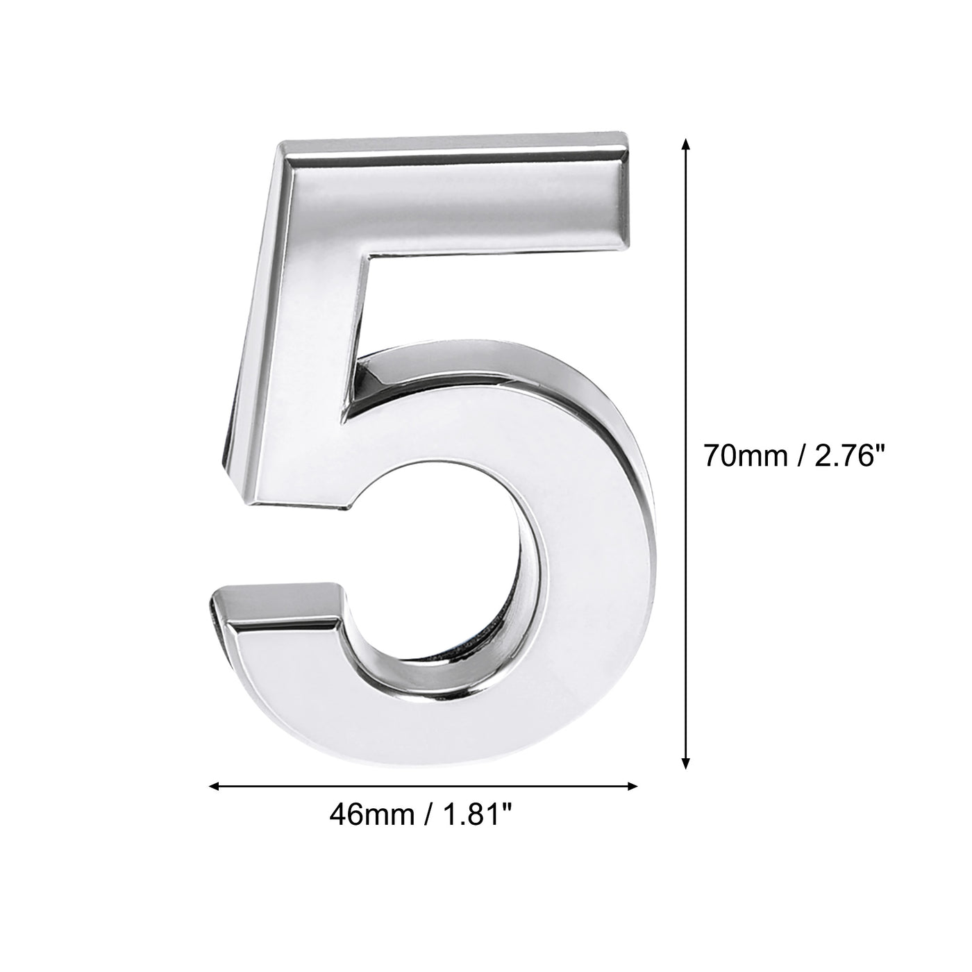 Harfington Self Adhesive House Numbers, ABS Plastic Number for House Mailbox