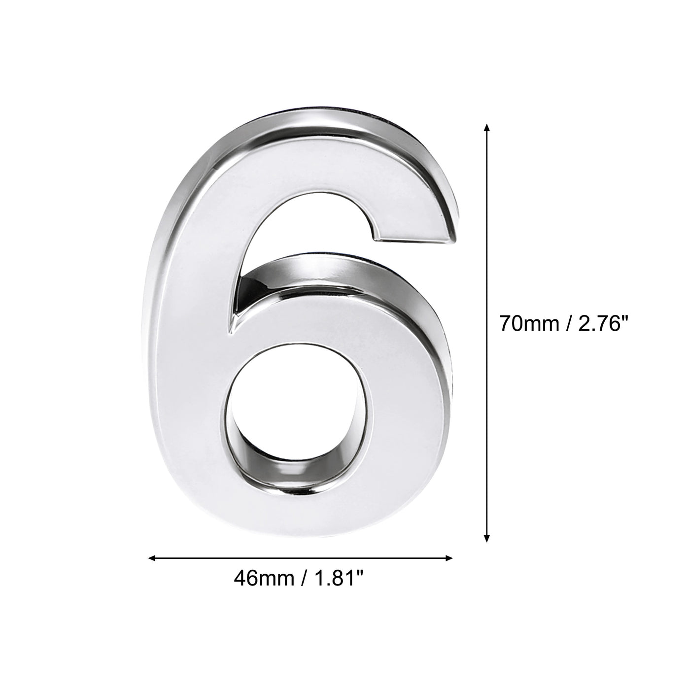 Harfington Self Adhesive House Numbers, ABS Plastic Number for House Mailbox