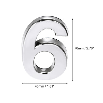 Harfington Self Adhesive House Numbers, ABS Plastic Number for House Mailbox