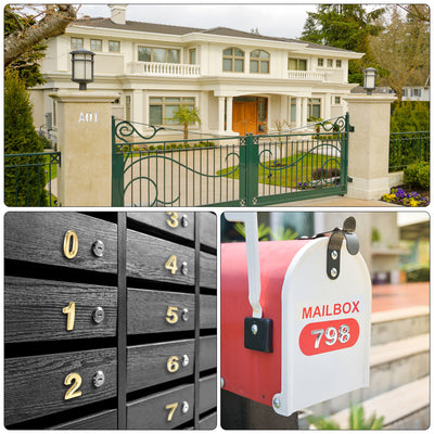 Harfington Self Adhesive House Numbers, ABS Plastic Number for House Mailbox