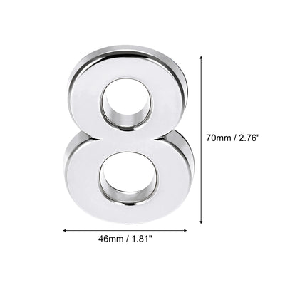 Harfington Self Adhesive House Numbers, ABS Plastic Number for House Mailbox