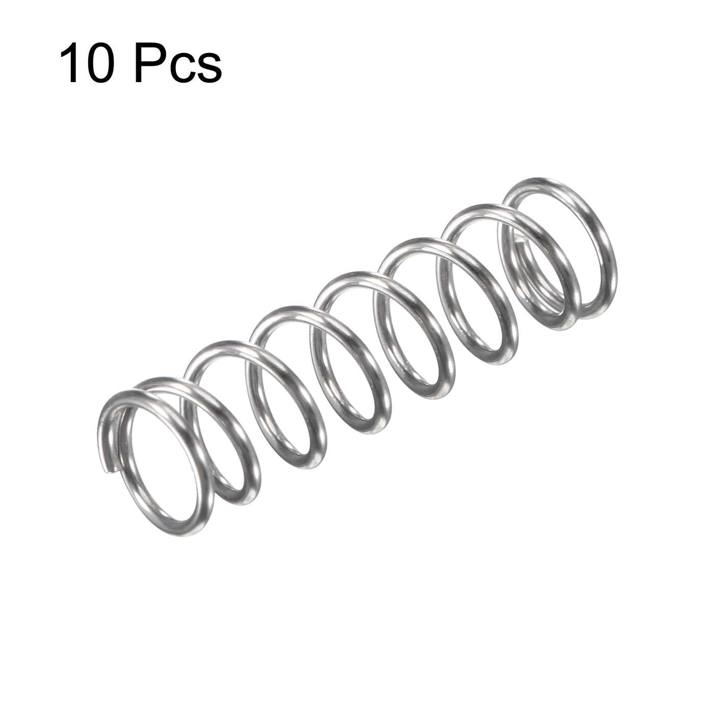 uxcell Uxcell 304 Stainless Steel Material Round Compression Spring Load Capacity Silver