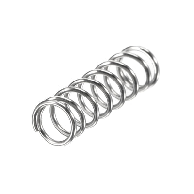 Harfington Uxcell 304 Stainless Steel Material Round Compression Spring Load Capacity Silver
