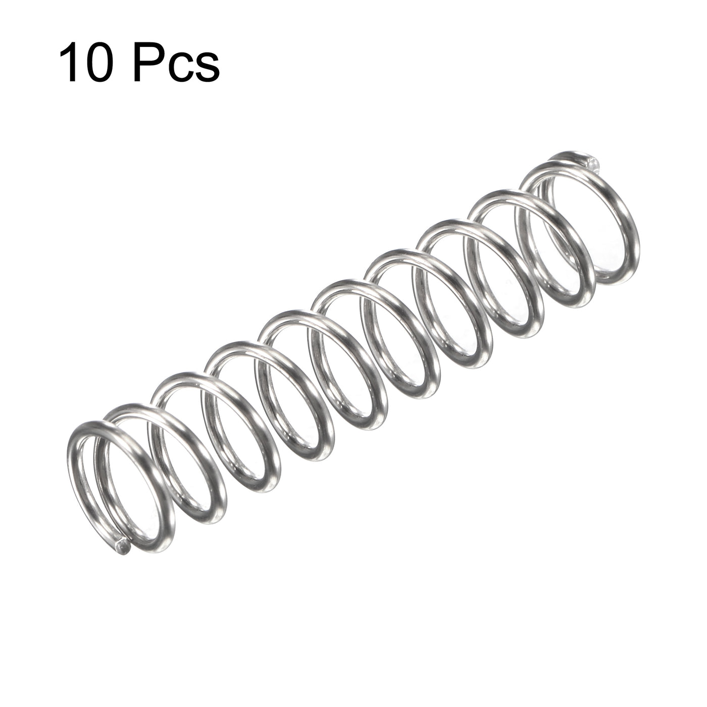 uxcell Uxcell 304 Stainless Steel Material Round Compression Spring Load Capacity Silver