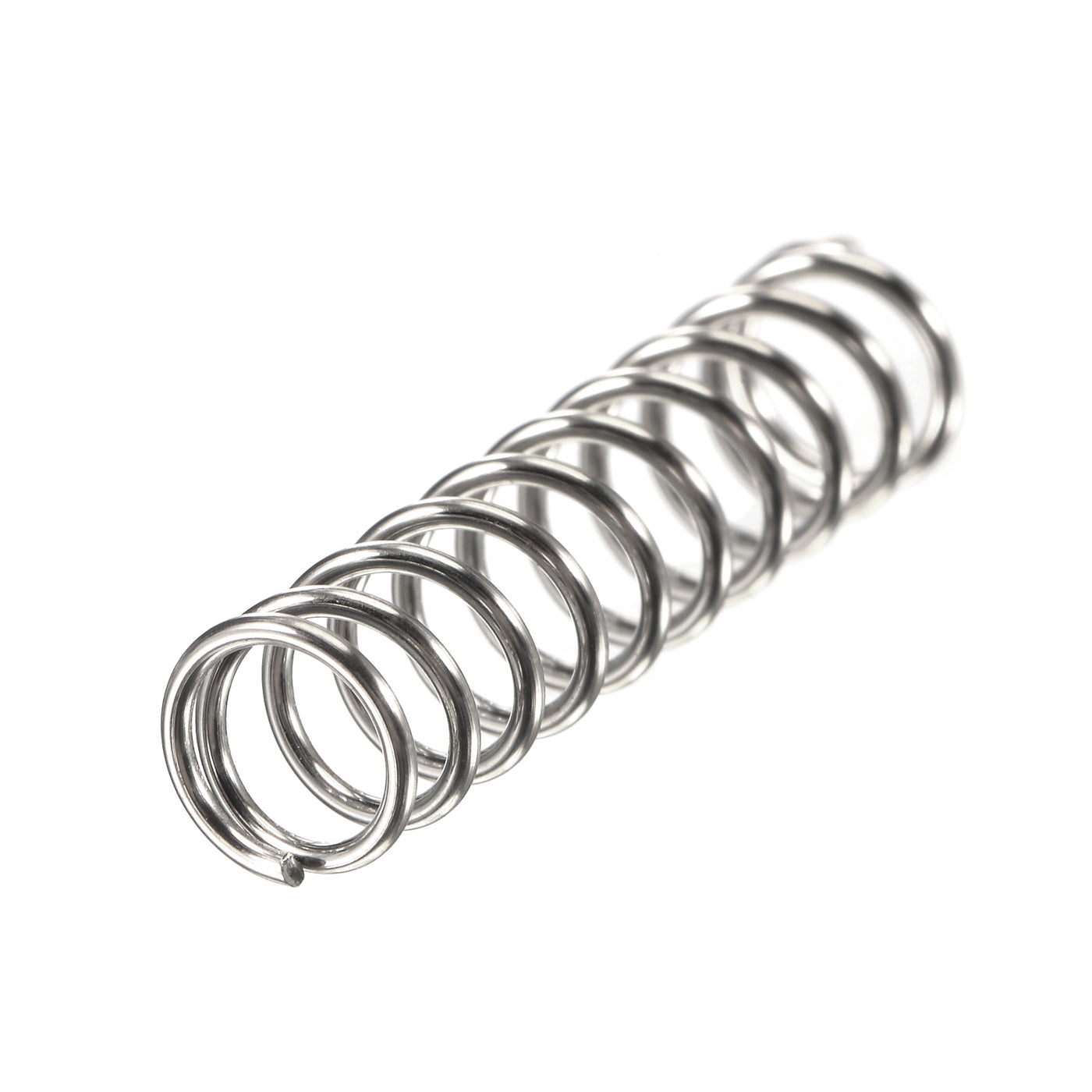 uxcell Uxcell 304 Stainless Steel Material Round Compression Spring Load Capacity Silver