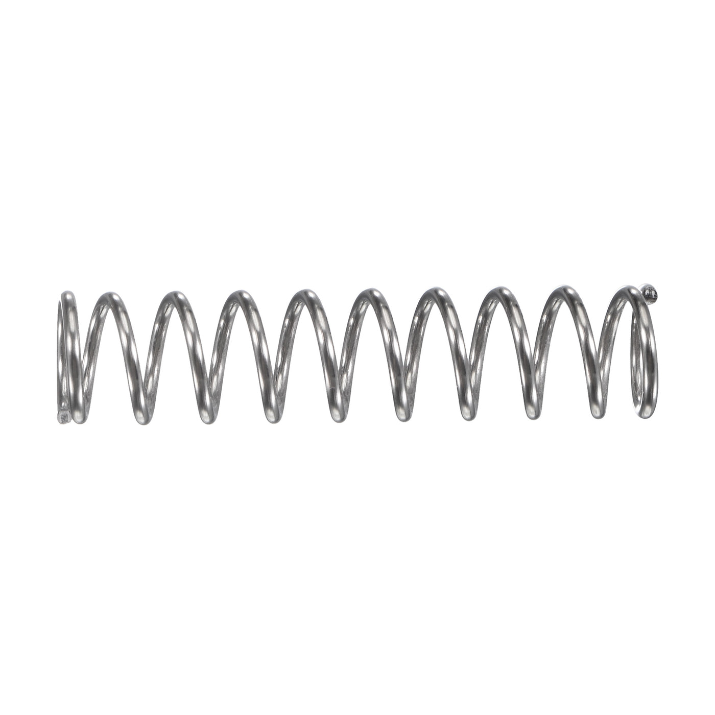 uxcell Uxcell 304 Stainless Steel Material Round Compression Spring Load Capacity Silver