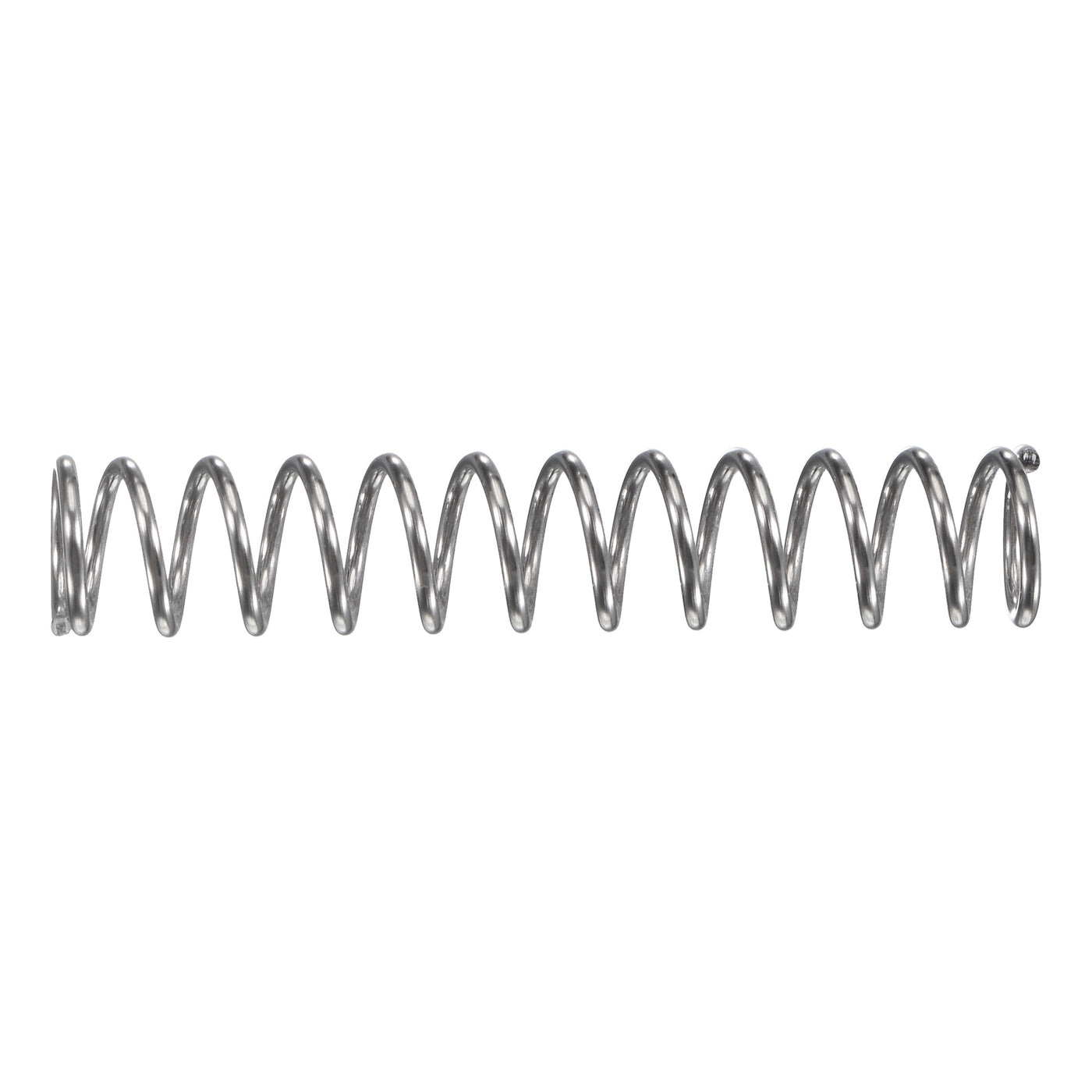 uxcell Uxcell 304 Stainless Steel Material Round Compression Spring Load Capacity Silver