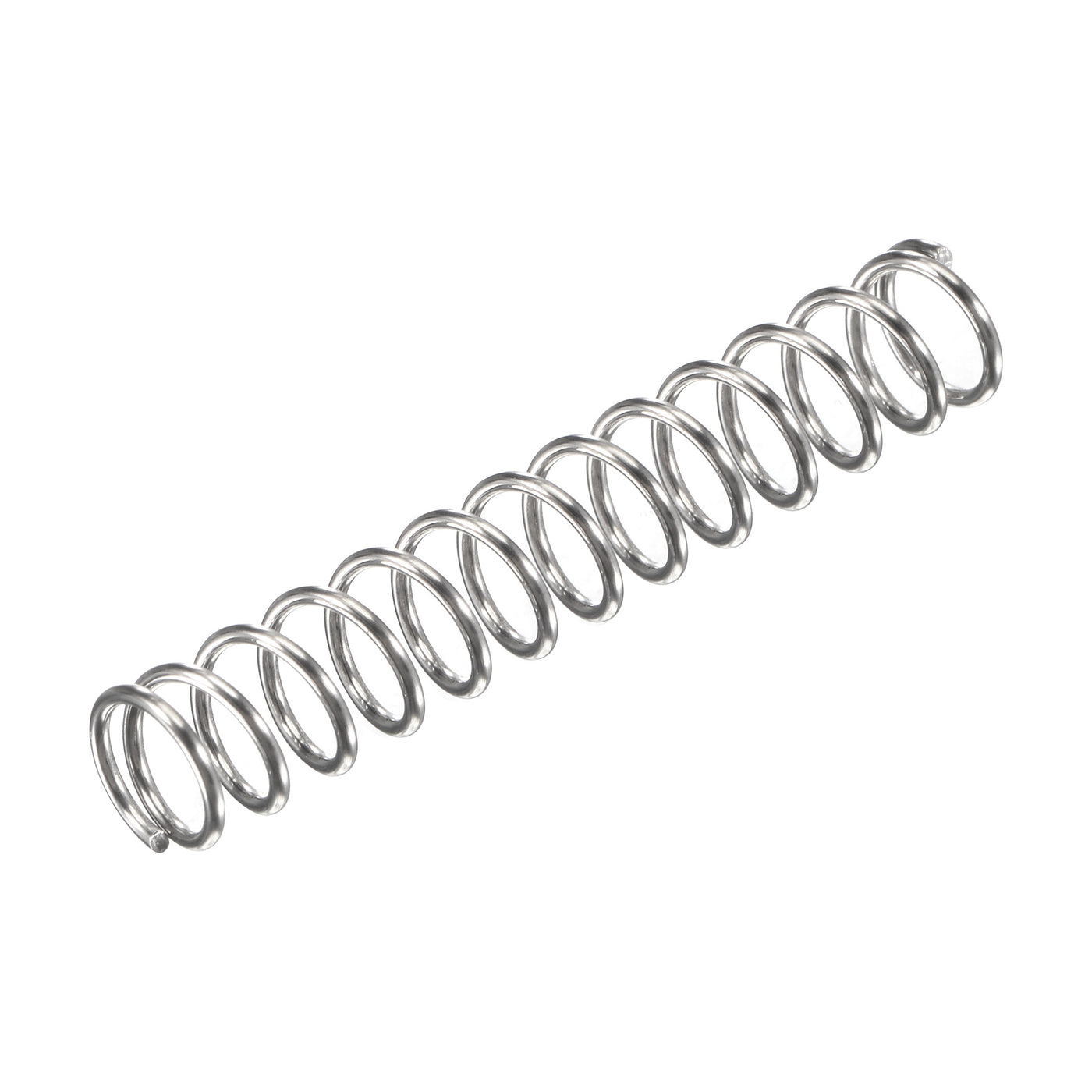 uxcell Uxcell 304 Stainless Steel Material Round Compression Spring Load Capacity Silver