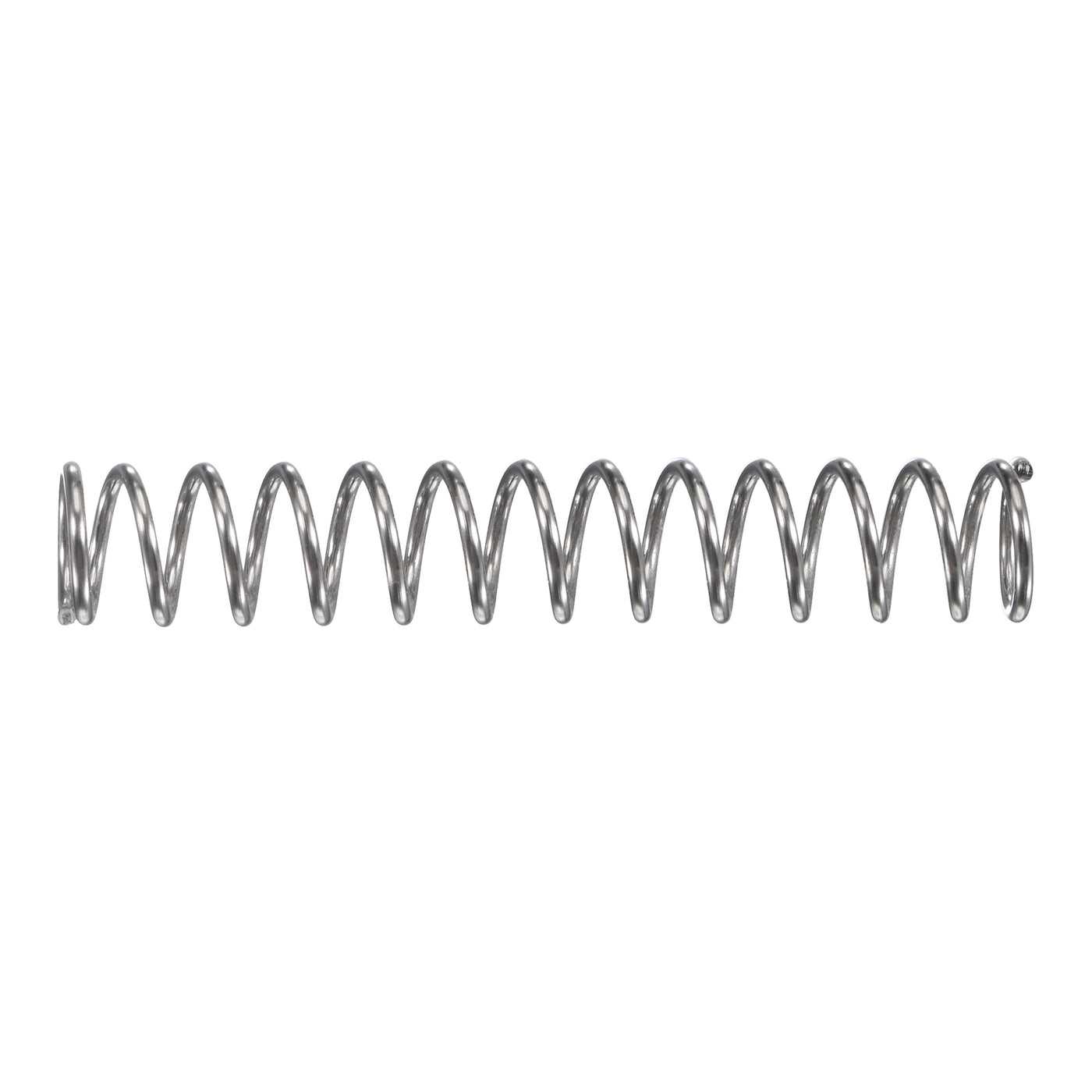 uxcell Uxcell 304 Stainless Steel Material Round Compression Spring Load Capacity Silver