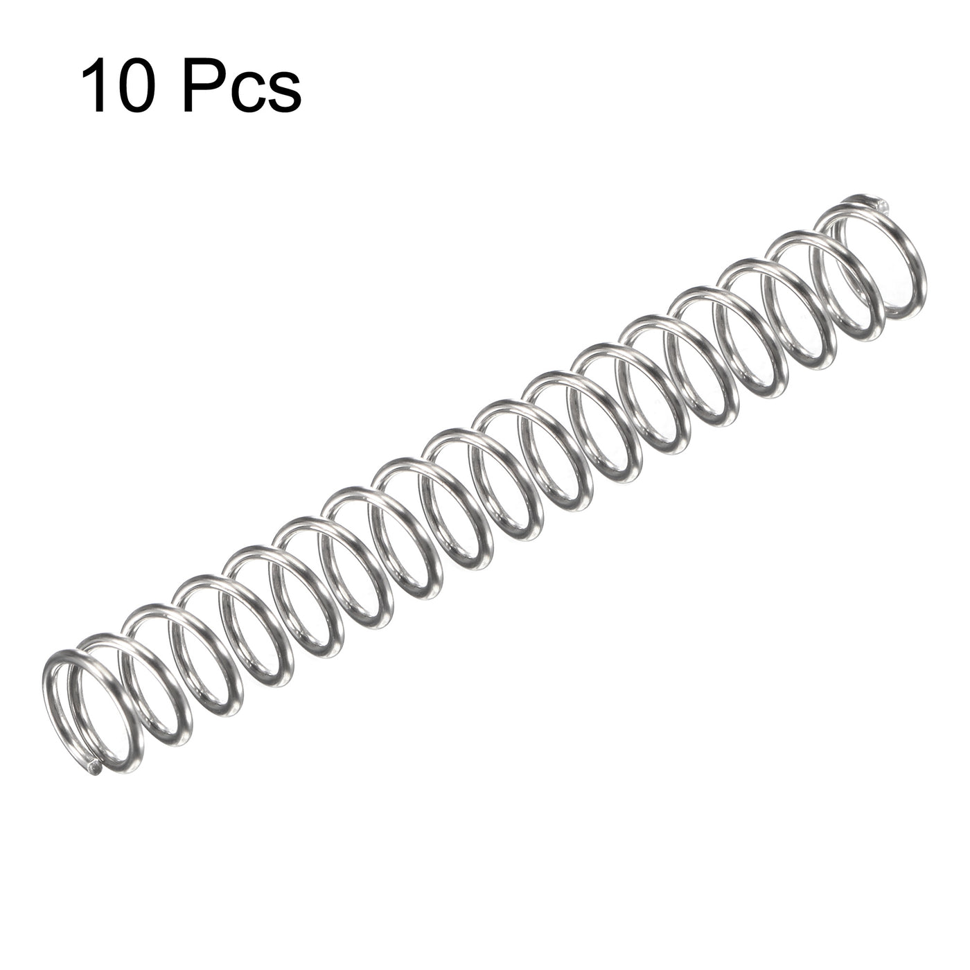 uxcell Uxcell 304 Stainless Steel Material Round Compression Spring Load Capacity Silver
