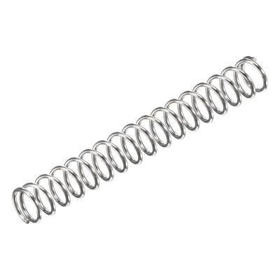 Harfington Uxcell 304 Stainless Steel Material Round Compression Spring Load Capacity Silver