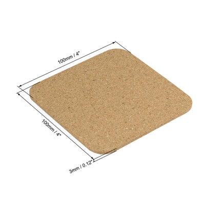 Harfington Cork Coasters Wooden Trivet Drinks Mats for Home Kitchen Restaurant Lab
