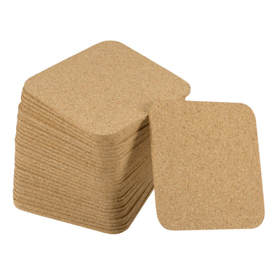 Harfington Cork Coasters Wooden Trivet Drinks Mats for Home Kitchen Restaurant Lab