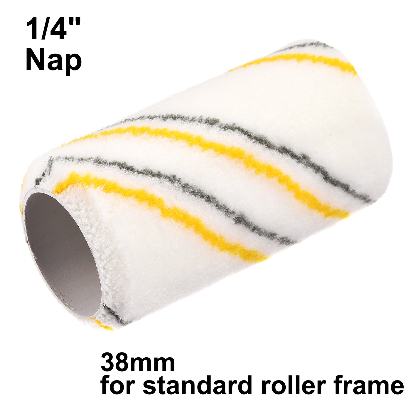 Harfington Paint Roller Cover 4 Inch x 1/4" Nap Mini Acrylic Fibers Brush for Household Wall Painting Treatment 6Pcs