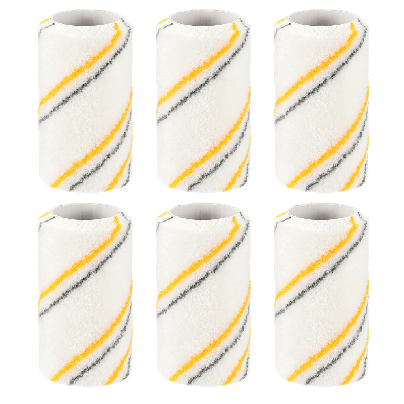 Harfington Paint Roller Cover 4 Inch x 1/4" Nap Mini Acrylic Fibers Brush for Household Wall Painting Treatment 6Pcs