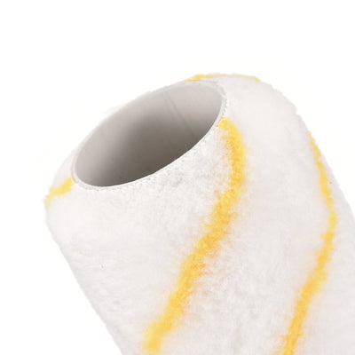 Harfington Paint Roller Cover 4 Inch x 1/2" Nap Mini Microfiber Brush for Household Wall Painting Treatment 6Pcs