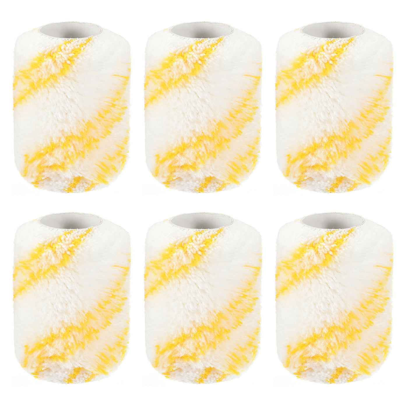 Harfington Paint Roller Cover 4 Inch x 3/4" Nap Mini Acrylic Fibers Brush for Household Wall Painting Treatment 6Pcs