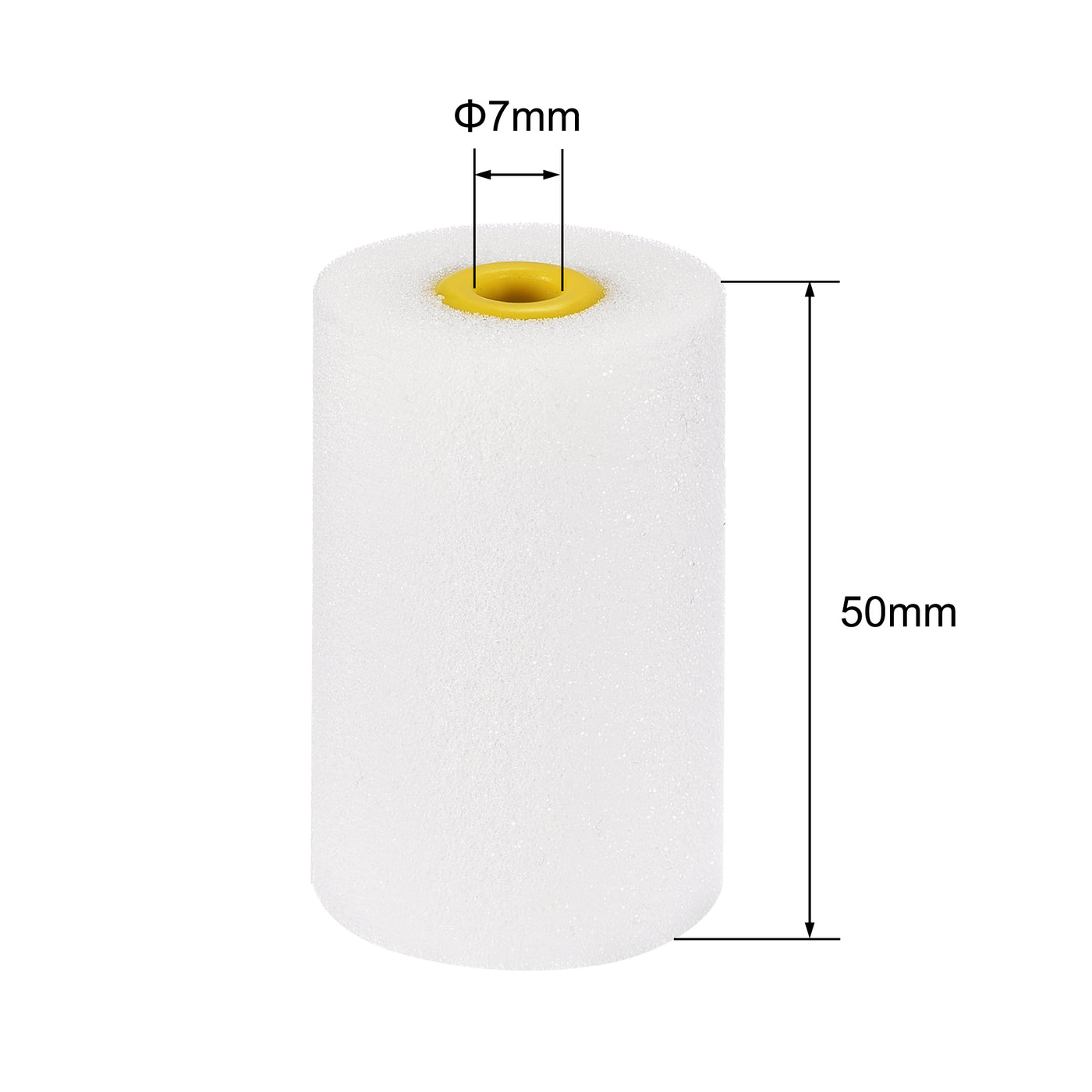 Harfington Paint Roller Cover Mini High-density Foam Brush for Household Wall Painting Treatment