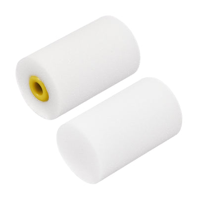 Harfington Paint Roller Cover Mini High-density Foam Brush for Household Wall Painting Treatment
