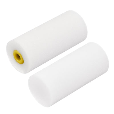Harfington Paint Roller Cover Mini High-density Foam Brush for Household Wall Painting Treatment