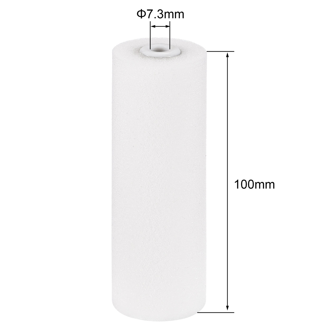 Harfington Paint Roller Cover 4 Inch Mini High-density Foam Brush for Household Wall Painting Treatment 2Pcs