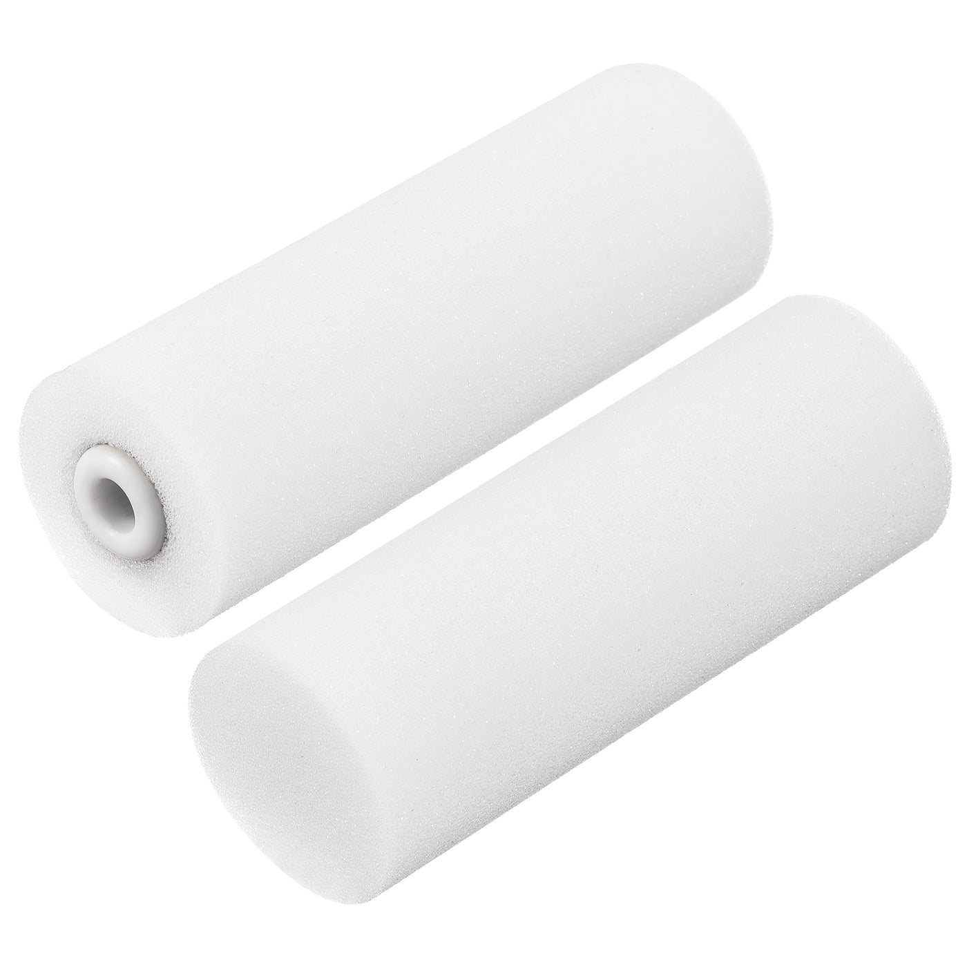 Harfington Paint Roller Cover 4 Inch Mini High-density Foam Brush for Household Wall Painting Treatment 2Pcs