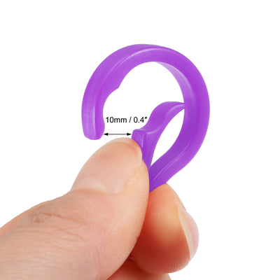 Harfington Plastic Key Chain Lanyard Snap Hook for DIY Crafts