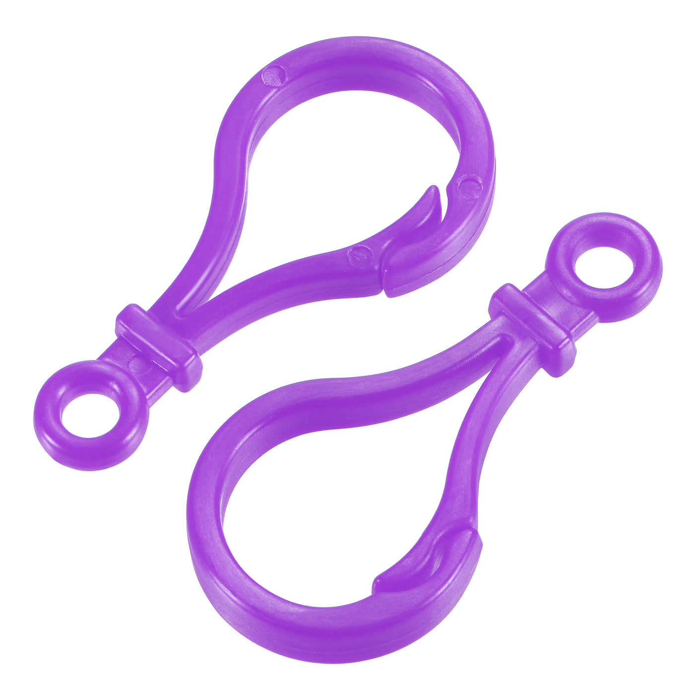 Harfington Plastic Key Chain Lanyard Snap Hook for DIY Crafts