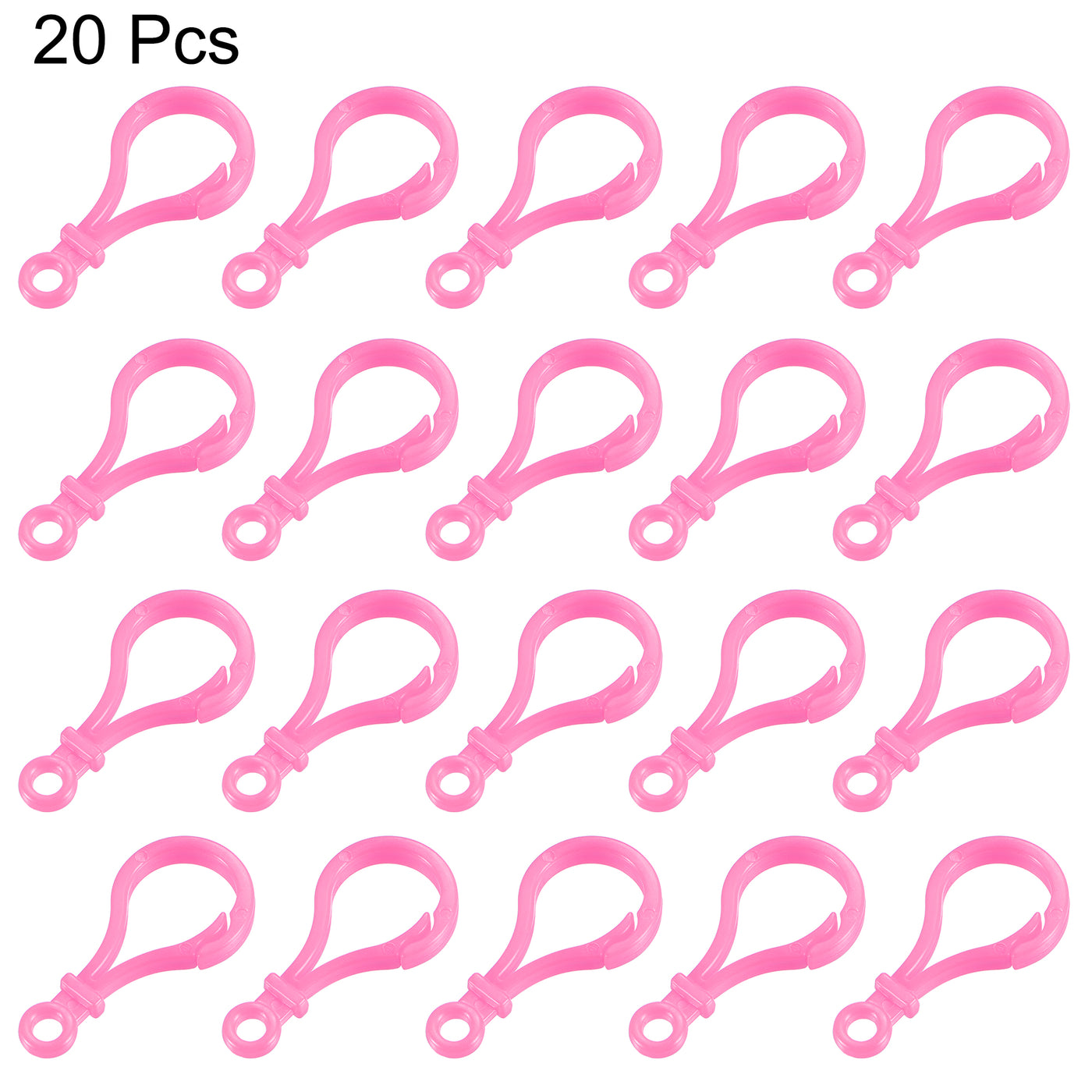 Harfington Plastic Key Chain Lanyard Snap Hook for DIY Crafts