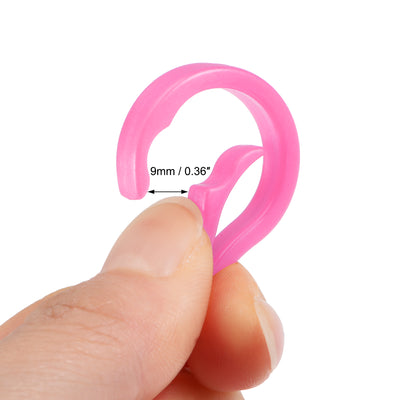 Harfington Plastic Key Chain Lanyard Snap Hook for DIY Crafts