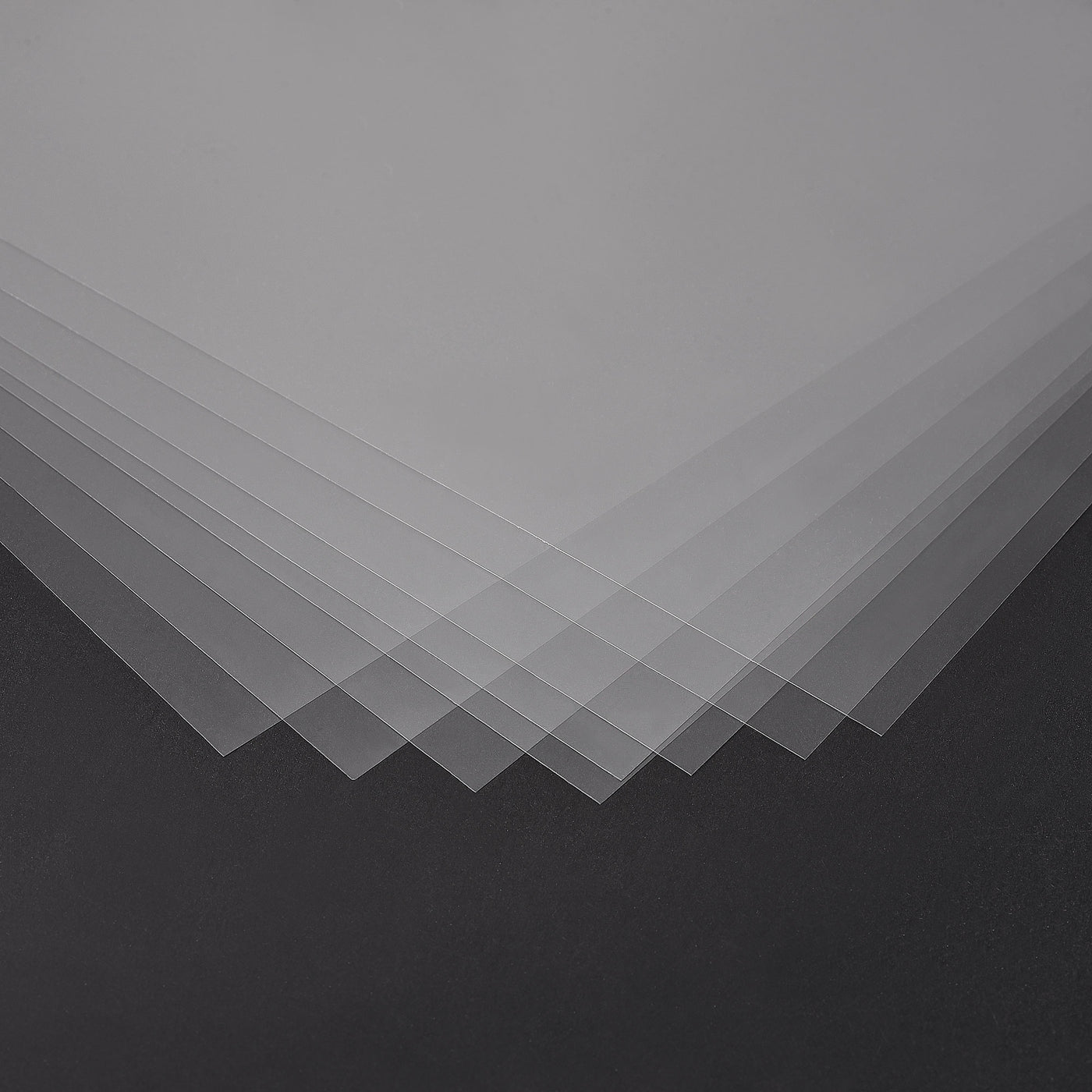 Harfington 0.1mm Thick A4 Size Clear PVC Sheet 297mm x 210mm Transparent Rigid Plastic Sheet,Office,DIY Cutting,50pcs