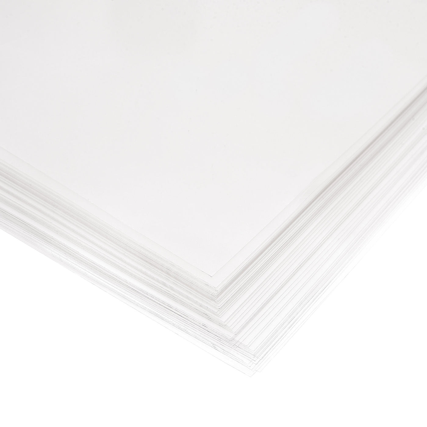Harfington 0.1mm Thick A4 Size Clear PVC Sheet 297mm x 210mm Transparent Rigid Plastic Sheet,Office,DIY Cutting,50pcs