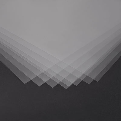 Harfington 0.1mm Thick A4 Size Clear PVC Sheet 297mm x 210mm Flexible Cover Protector,Office,DIY Cutting,100pcs